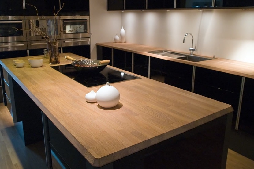 top cucina legno