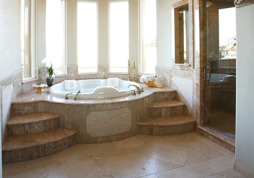 bagno in stile spa marmo