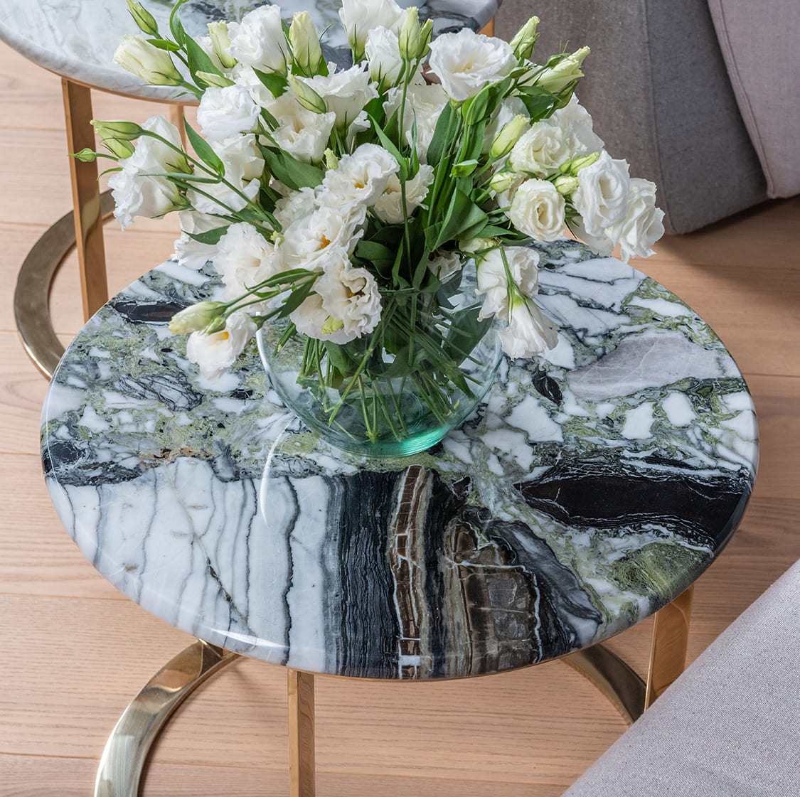 marmo nella zona living coffee table